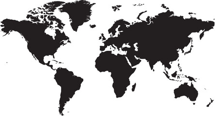 Big set of maps and globes IN BLACK Pins collection. Different effects. Transparent Vector illustration © MdFahim