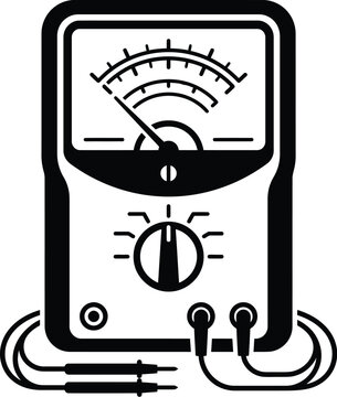 Analog Multimeter Electrician Tool Vector