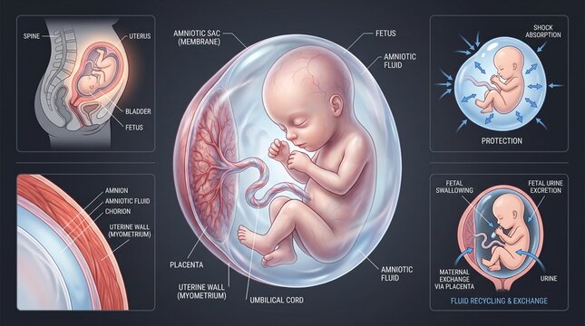 Human fetal development and anatomy in the womb