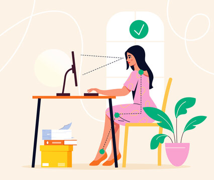 Correct Sitting Posture at Computer
