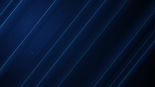 Abstract blue lines motion background with subtle light flares during a slow camera pan