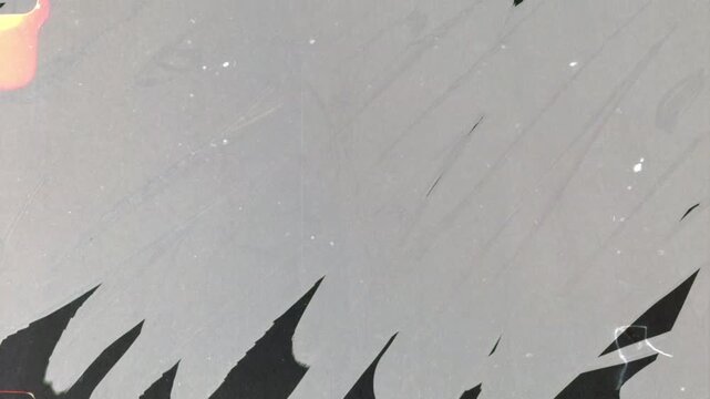 Vintage hand drawn film scratches and light leaks animation