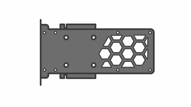 Pcie slot expansion card bracket with ventilation