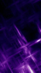 Obraz premium Futuristic Dark Purple Neon Abstract Background With Glowing Light Grid Pattern And Soft Motion Blur Effect