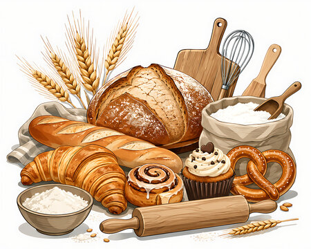 bakery products and bread