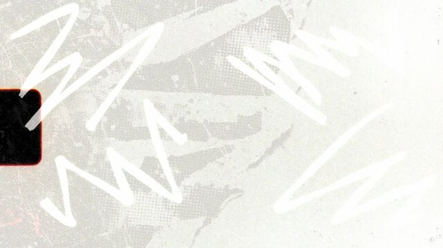 Abstract grunge film scratch and scribble animation
