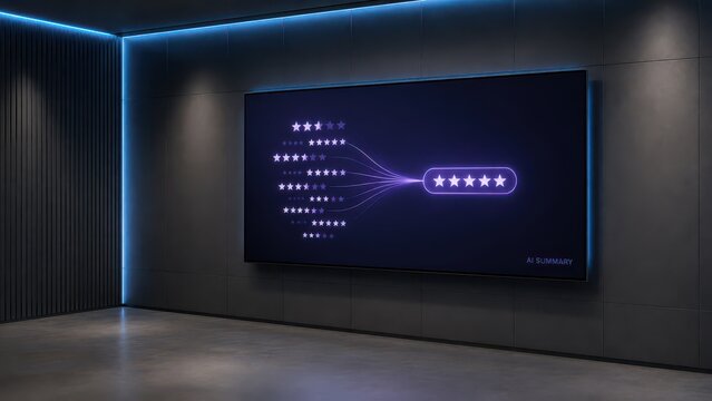 Multiple ratings merging into a five star score