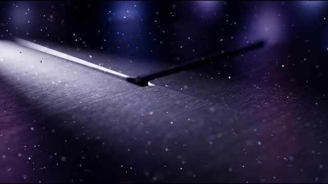 Deep Ultraviolet Metallic Tech Plates with Silver Highlights for Futuristic Art
