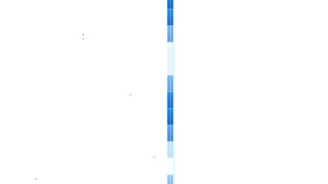 Cyber security data stream on white background