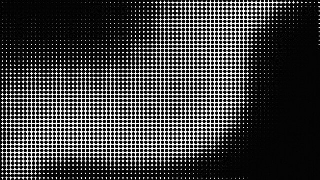 Gradient halftone dots background