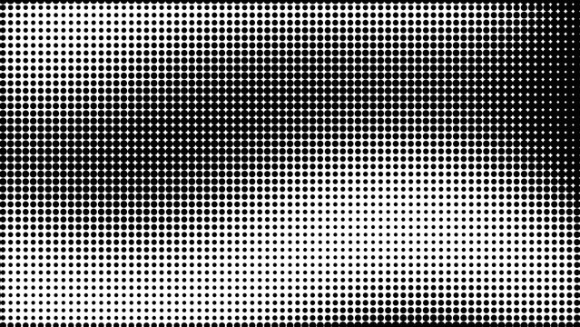 Gradient halftone dots background