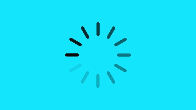 Smooth animated circular loading icon on a minimal clean background. Smooth animated circular loading icon on a minimal clean background.