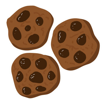 chocolate chip cookies Illustration