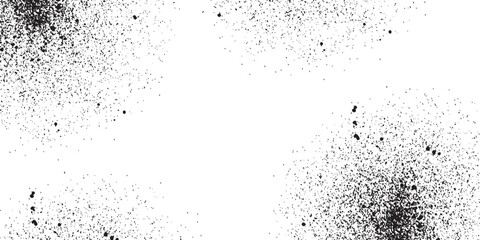Obraz premium Abstract grunge texture with spray paint splatter pattern on white background