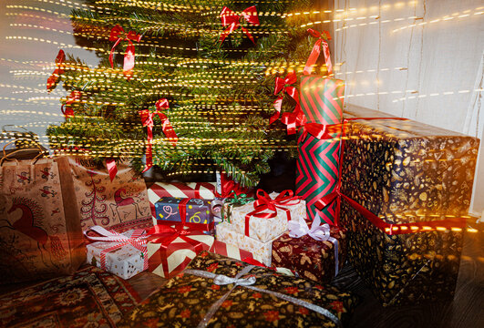 Cozy Festive Home Atmosphere of Christmas