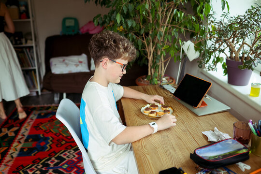 child at home