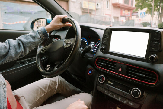 Car Display Screen Mockup