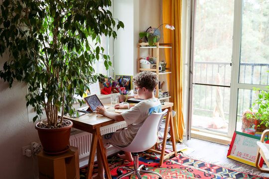 child at home