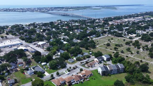 Downtown Morehead City North Carolina Waterfront and Harbor
