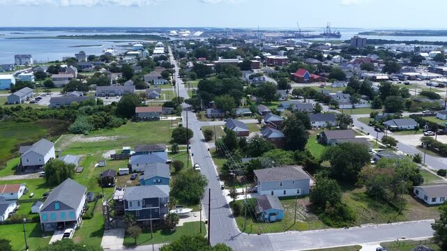 Downtown Morehead City North Carolina Waterfront and Harbor