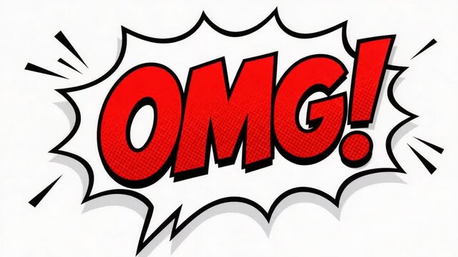 OMG onomatopoeia.