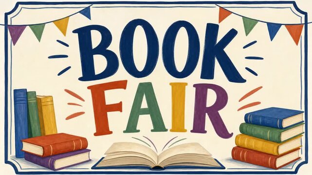 Book fair poster.