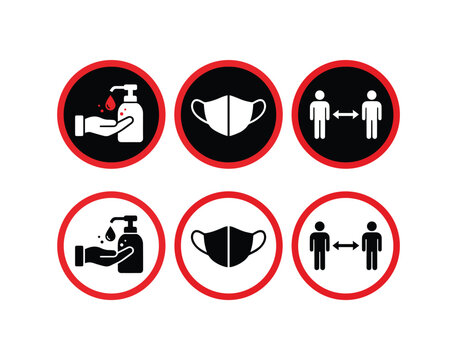 Afbeeldingen over Droplet Outlne Blader in stockfoto''s Coronavirus prevention tips in Bangla. Spread the word and Everyone is at risk  Silhouette Stock illustration icon and vector 