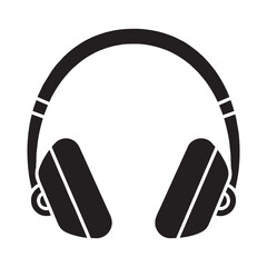 Obraz premium headphones icon on white background