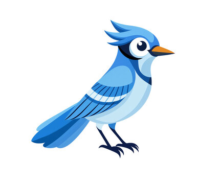 blue bird illustration 
