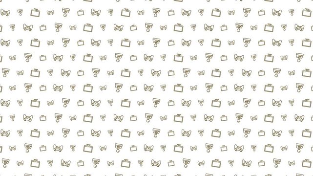 Grey Video Game Controller Themed Pattern 4K 60FPS seamless Looping Video Background