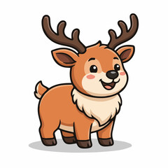 Fototapeta premium Cute 3d Deer