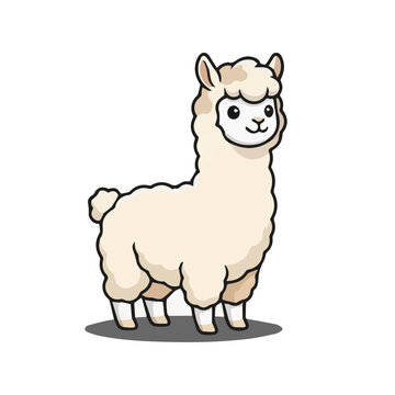 Cute 3D Llama
