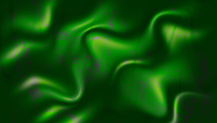 Abstract dark green silk texture, luxury emerald fluid wave background for metallic product display and banner © Sahariar Studio