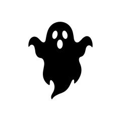 Fototapeta premium Halloween Floating Ghost Icon