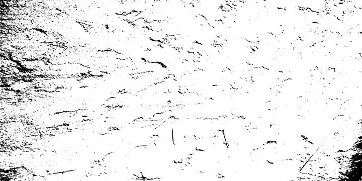 Scratched and Cracked Grunge Urban Background Texture Vector. Dust Overlay Distress Grainy Grungy Effect. Distressed Backdrop Vector Illustration. Isolated Black on White Background. EPS 10.