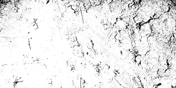 Scratched and Cracked Grunge Urban Background Texture Vector. Dust Overlay Distress Grainy Grungy Effect. Distressed Backdrop Vector Illustration. Isolated Black on White Background. EPS 10.