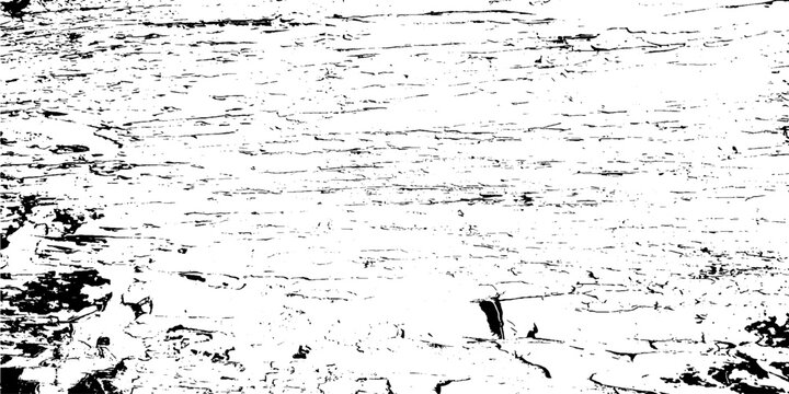 Scratched and Cracked Grunge Urban Background Texture Vector. Dust Overlay Distress Grainy Grungy Effect. Distressed Backdrop Vector Illustration. Isolated Black on White Background. EPS 10.