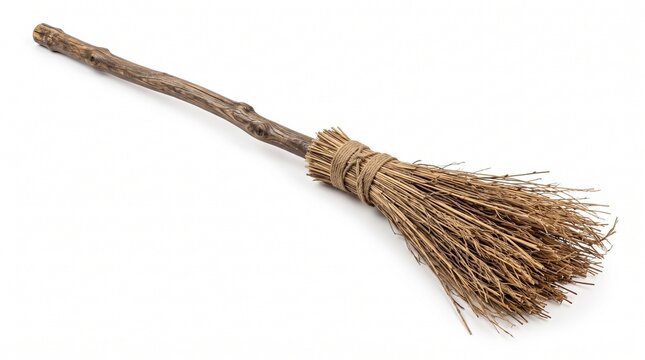 broom witch broom flying broom wooden broom wizard broom halloween broom witchcraft prop magic broomstick straw broom twig broom rustic broom on transparent background