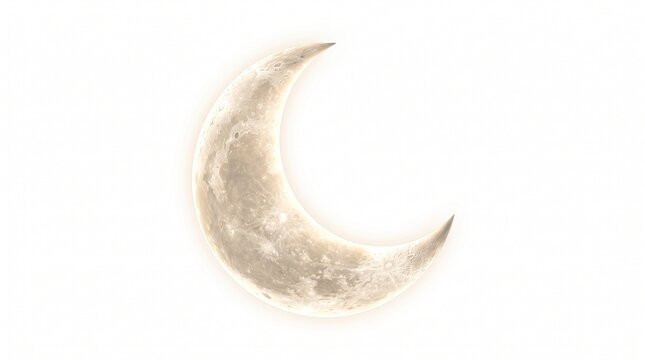 moon crescent moon waxing crescent waning crescent lunar astronomy space universe cosmos night sky celestial moon phase moonlight satellite craters on transparent background