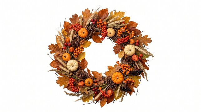 fall wreath autumn wreath harvest wreath pumpkin wreath thanksgiving wreath front door wreath fall decor autumn decor harvest decor thanksgiving decor on transparent background
