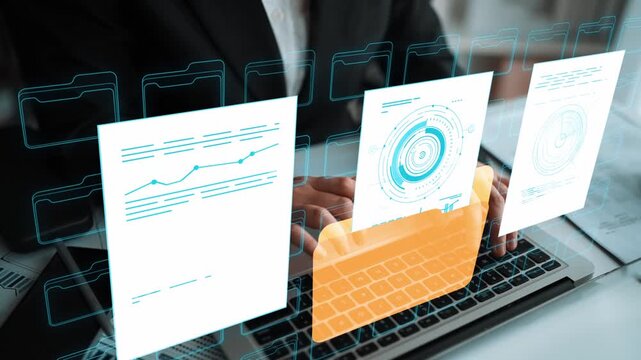 Professional Working Environment with Digital Documents and Data Management on Modern Computer Setup in Office Space. Entropy.