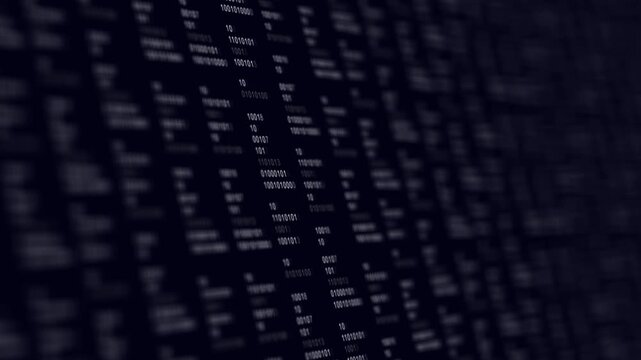 Modern digital background for programmers, the movement of program code