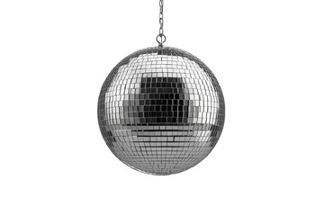 Fototapeta premium Large hanging mirrored disco ball