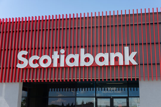 Ottawa, Canada - July 30, 2026: Scotiabank, bank building
