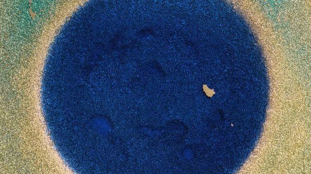 Mixing alcohol ink creates colorful patterns and textures in this art process