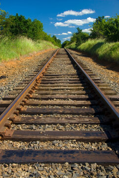 Railroad tracks, Marion County, Oregon
