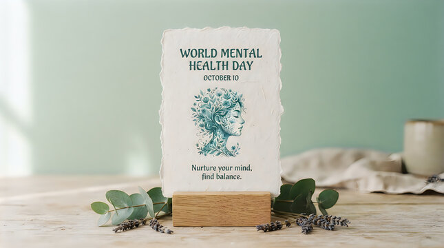 Raising awareness for world mental health day promoting well being reducing stigma and supporting individuals in need