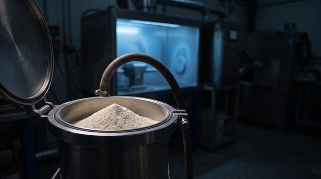 Ceramic powder feed prepares thermal spray process