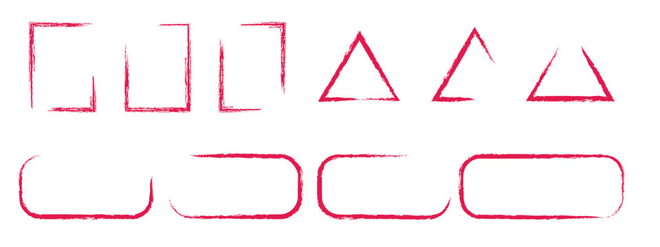 Marker pen underline and strikethrough strokes. Hand drawn collection of different scribble lines and brush strokes. Crosses, oval and strikethroughs.