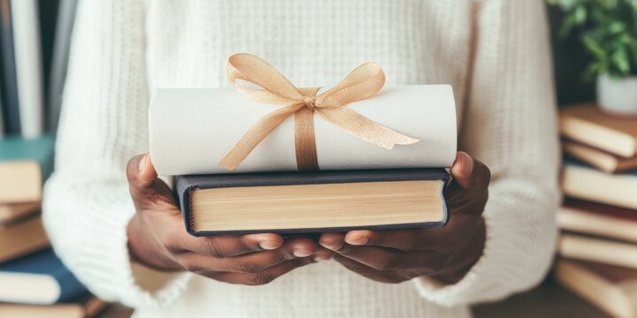 Warm and Inviting Gift of Knowledge: Beautifully Wrapped Books for Any Occasion
